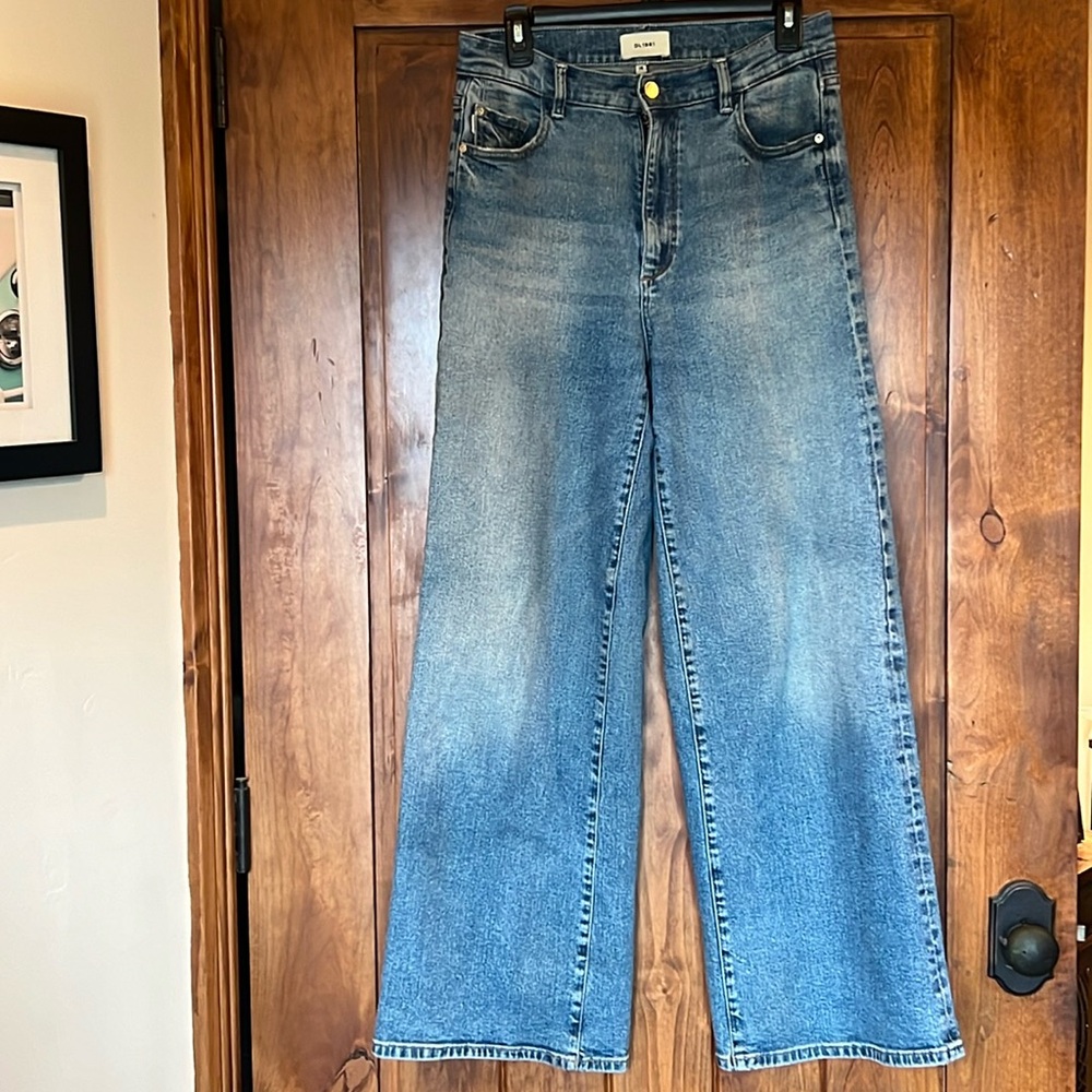 DL Hepburn Wide Leg High Rise Vintage 32”